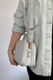 S4 Medium Size Daily 5-Compartment Crossbody Women's Shoulder Bag 2053 Gray - 3
