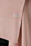 Women's Soft Buttoned Knitted Detailed Scarf Beanie Set Powder 24W132 - 4
