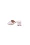 Dowry-Engagement-Henna-Wedding Open Slippers Evening Dress with Rhinestone Buckle and Feather Band - 4