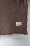 Women's Melange Soft Button Scarf Brown 23W506 - 4