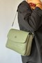 2 Straps 5 Compartments Special Series Women's Crossbody Shoulder Bag 4063 Green - 4
