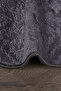 Nova Anthracite Oval 60x100 + 50x60 cm 2-Piece Bath Mat Set Non-Slip Base Toilet Seat - 3