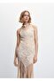 Tasseled Crochet Dress