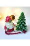 Pine Tree and Santa Claus Christmas Candle New Year Gift - 4
