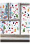 Christmas Decorations, Santa Claus, Candy, Christmas Tree and Ornaments, Decorative Glass Stickers - 3