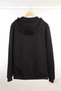Zippered Hooded Sweatshirt N-halicarna - Black - 2