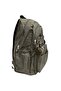 Black Waterproof Crinkle Fabric Backpack 1625 (Colors Available) - 3