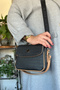 New Season Premium Product Women's 2-Strap Shoulder and Crossbody Bag 4073-Mn Black-Bag-Combination - 3