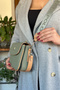 New Season Premium Product Women's 2-Strap Shoulder and Crossbody Bag 4073-Mn Green-Combination - 4
