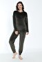 Women's Winter Sleep More Written Soft Velvet Pajama Set