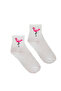 Unisex Happy Flamingo Colorful College Socks - 3