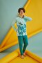 Combed Cotton Seasonal Long Sleeve Children's Pajama Set - 4