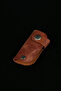 Leather Keychain - Real Leather & Handmade - Minimalist Design - 3