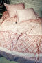 Pique Set Cotton Double Jacquard Woven Bedspread Pink Sumurg - 4