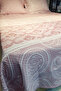 Pique Set Cotton Double Jacquard Woven Bedspread Pink Sumurg - 3
