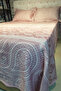 Pique Set Cotton Double Jacquard Woven Bedspread Pink Sumurg - 7