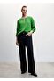 Slit Satin Blouse - 8