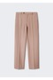 Straight Cut Fabric Trousers - 3