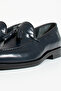 Neolit Sole Tasseled Leather Classic Loafer Shoes - 6