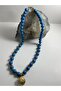 Women's Ceyt Natural Stone Handmade Blue Necklace - 2