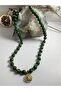 Women's Ceyt Natural Stone Handmade Green Necklace - 2