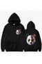 PANDA BASKLI KAPİŞONLU SWEAT