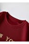 Coke series Letter Graphic Thermal Lined Sweatshirt - 4