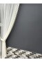 2 Wings Background Curtain Cream Tasseled Floral 2 Wings Tulle Background Curtain - 7