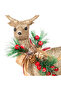 Christmas Ornament, Reindeer Figure, Gold - 32X23 cm - 3
