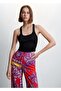 Patterned Palazzo Trousers - 6