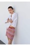 Striped knitwear mini skirt - 6