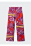 Patterned Palazzo Trousers - 3
