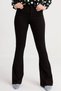 All Star Spanish Colorfast High Waist Lycra Black Flare Jeans - Size Chart Available