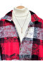 Men's Shirt Collar Oversize Cotton Lumberjack Shirt - 2