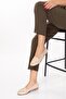 Women's Genuine Leather Loafer Ballet Anl.6184 Beige - 4