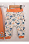 Baby Cotton Printed Elastic Leg Set of 2 Single Bottoms 3-18 Months - 3