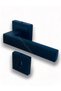AMERICAN DOOR HANDLE LIVING ROOM HANDLE STURDY SPRING MECHANISM METAL CAST HANDLE LONG-LASTING BLACK COLOR - 2