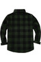 Men's Lumberjack Buttoned Four Pocket Outdoor Shirt Collar Fleece Jacket - 2