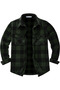 Men's Lumberjack Buttoned Four Pocket Outdoor Shirt Collar Fleece Jacket