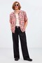 Sanremo Men's 100% Cotton Poplin Fabric Patterned Summer Shirt - 3