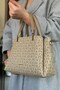 Sand Combination Color 5 Compartment Women's Hand and Shoulder Bag Fast Shipping Quality Product 2120 - 5