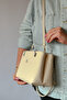 Medium Size Nickel Chain 4 Compartment Women's Shoulder Bag - 3