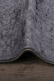 Nova Anthracite 60x100 + 50x60 cm 2-Piece Cornered Pompom Fringed Bath Rug Mat Set - 3