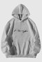 Creation of Adam - Hands Printed Unisex Kangaroo Pocket Hooded Sweatshirt Hoodie