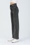 Nikol Women's Smoked Snow Wash Super High Waist Lycra Wide Leg Denim Jeans - 2