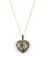 Jade Natural Stone Gold Colored Necklace