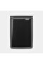 Evrekala Shop Trash Can 4 Lt Brabantia Black Trash Can Compatible with New Wall - 2