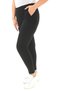 Curve Women's Large Size Pocketed Black Trousers Leggings with Sewing Detail - 3