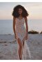 Tasseled Crochet Dress - 8