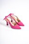 Women's Heeled Shoes Open Back Bow Full Mold Heel 9cm - 4